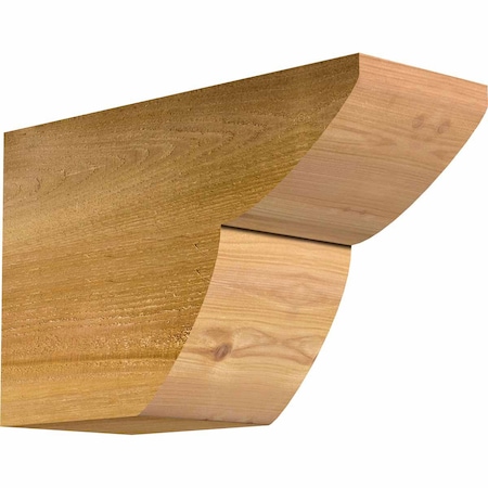 Ekena Millwork Crestline Rough Sawn Rafter Tail, Western Red Cedar, 6"W x 10"H x 16"L RFT06X10X16CRE00RWR